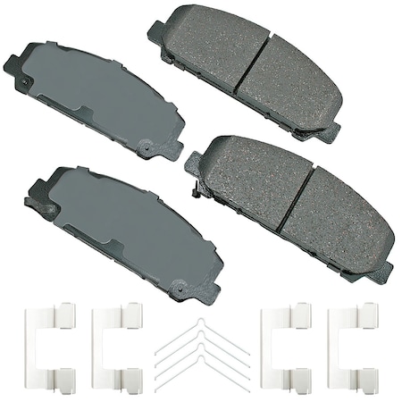 Akebono Proact Disk Pad, Act1286A ACT1286A