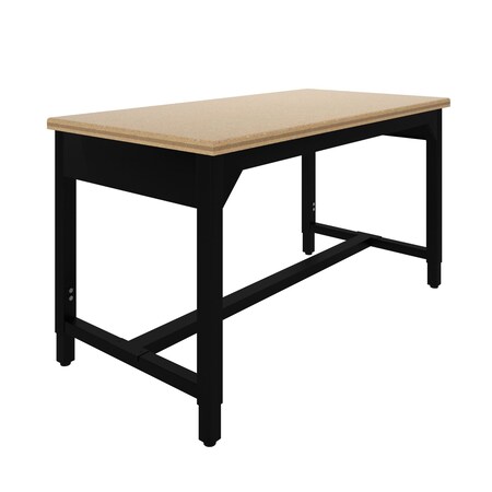Diversified Spaces Fab Lab Workbench, Top 60"x30", Blk Frame AMS60307B