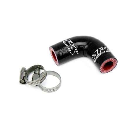 Hps Performance Silicone High Temp Reinforced Oil Cooler Coolant Elbow Hose, Black,  57-1881-BLK