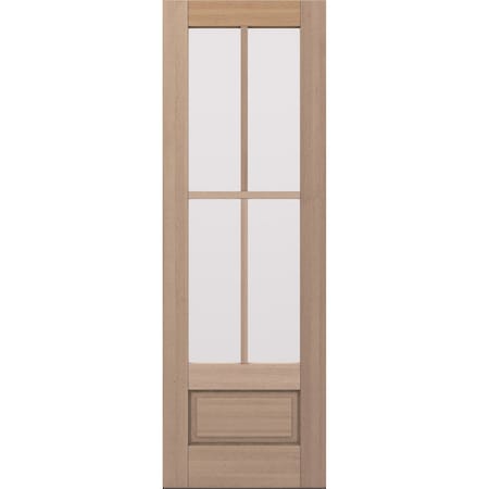 Doornmore G7504, 33.75" x 98" ( 32" Door) Right Hand, Mahogany SDL 4 Lite, 3/4 Lite Exterior Door G7504-SW-3296_1_RI