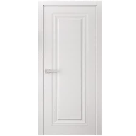 Sartodoors Interior Door 32 x 80 inches, BASIC 9111 White, Single Regular Panel Frame Handle, Bathroom Bedro BASIC9111ID-SKIN-32