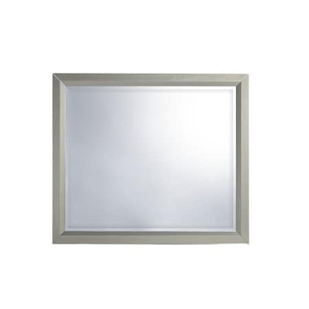 Homeroots 36" Silver Framed Dresser Mount Mirror 383982