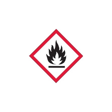 Bubblefast 1 x 1'' Pictogram - Flame Labels BFDL4141