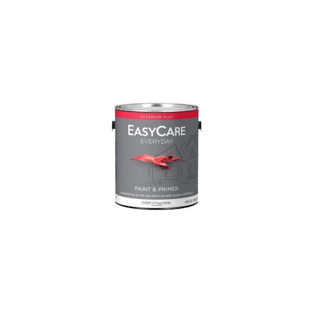 True Value Everyday Exterior Latex Paint, Flat, Pastel Base, 5 Gallon EVDEFP-5G