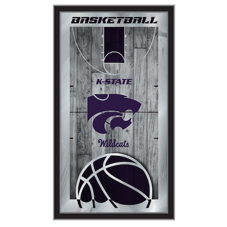 Holland Bar Stool Co Kansas State 15" x 26" Basketball Mirror MBsktKnsasS