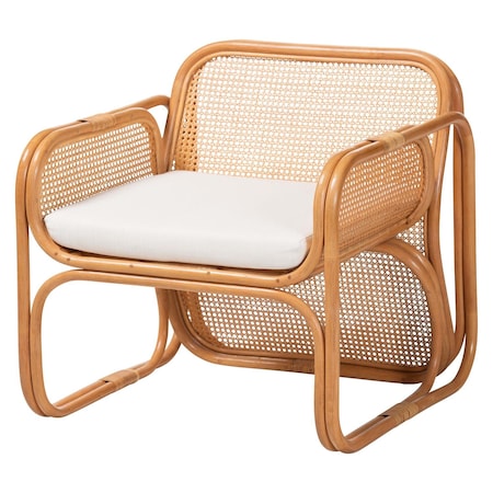 Bali & Pari Cambridge Natural Rattan Armchair 261-14309-ZORO