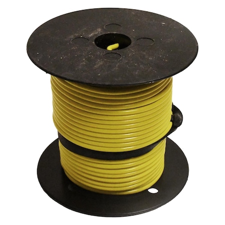 Auveco Primary Wire 16 Gauge Yellow 100 Feet 12434