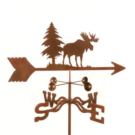 Ez Vane Moose Weathervane with Four Sided Mount EZ1313-4S