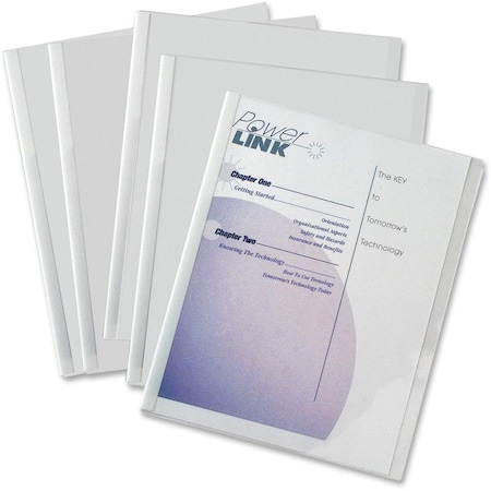 C-Line Products Report Cover, Binding Bar, Clear, PK50 32557