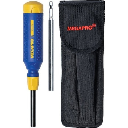 Megapro Phillips, Robertson Square Recess, Slotted, Torx(R) Bit 8 1/2 in, Drive Size: 1/4 in 6KIT4-B