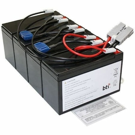 Battery Technology BTI 12V 4-CELL LEAD ACID UPS BATTERY FOR APC SU1400RMXL3U, SU140 RBC25-SLA25-TAA