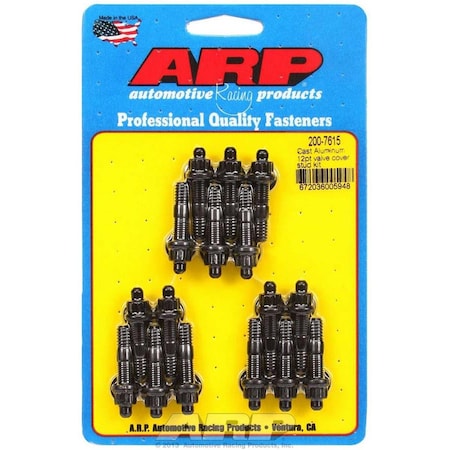 Arp 200-7615 0.25 in. 12-Point Cast Aluminum Valve Cover Stud Kit, 16PK ARP200-7615