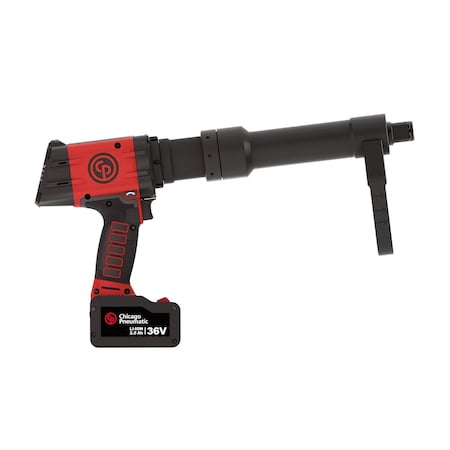 Chicago Pneumatic eBluetork Battery Torque Wrench​, 1 in, Ext Cup, 36 V 2.5 Ah, Torque 665 ft.lb, 15 RPM CP8609-xC