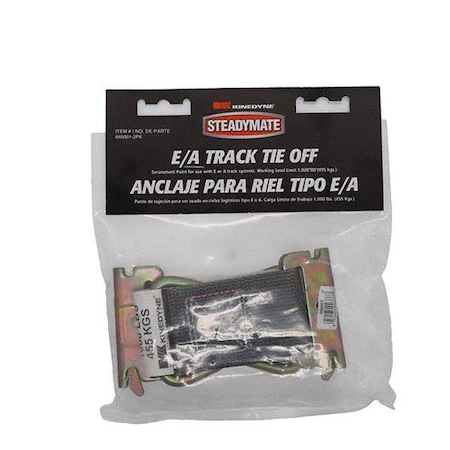 Kinedyne Rope Tie-Off, Steel, 6 in. L, 2 in. W, PK2 660001-2PKGRA