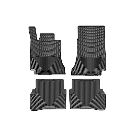 Weathertech Black, Front and Rear All Weather Floor Mats W429-W432