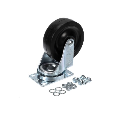 Lakeside Castor, 4in Swivel no Brake, Plate 09112