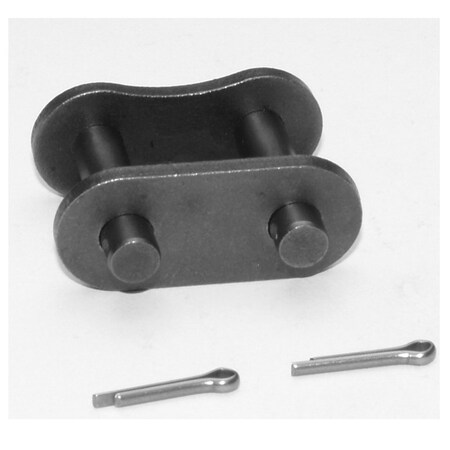 Senqcia Inspire Series SBR 100CL Single Strand Cottd Connecting Link, 100 chain, 1.25P, 1.69 OAW, 3/8 Pin S-100CL