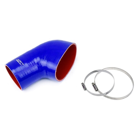 Hps Performance High Temp Reinforced Silicone Air Intake Hose Kit, Blue,  57-1078-BLUE