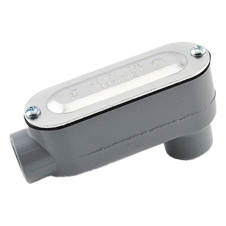 Bridgeport Conduit Outlet Body, Aluminum, Threaded LB-42CG