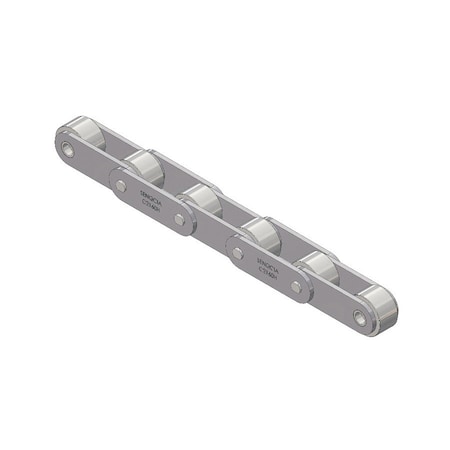 Senqcia Inspire Series SBR Conveyor Series Double Pitch Riv Lg, 10 ft OAL, 4 P, 2.25 Dia x 1.25 W C2162RB