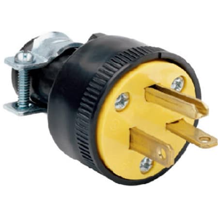 Nextgen 1703CC10 20A Heavy Duty Rubber Construction Plug, Black NE698608