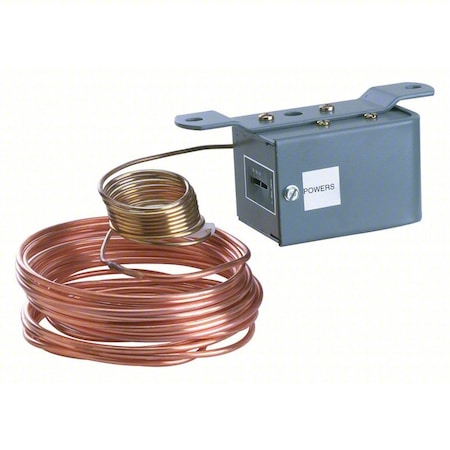 Siemens Line Voltage Mechanical Thermostat, Heat or Cool, 35 to 45F, Screwdriver, 120-240V AC, Auto Changeover 134-1510