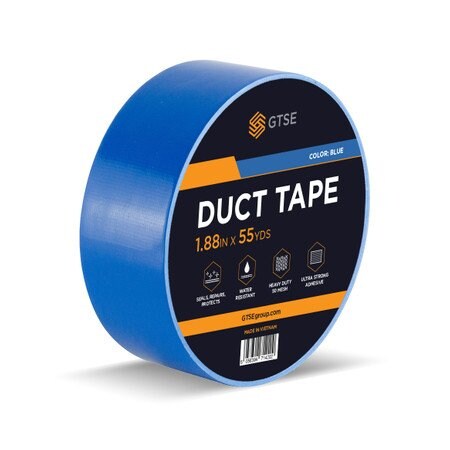 Gtse Blue Duct Tape, 1.88in x 164ft DUC-300-BLU
