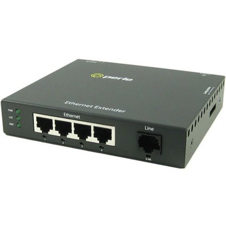 Perle Systems Perle eX-4S1110-RJ Ethernet Extender - 4 x Network (RJ-45) 06003714