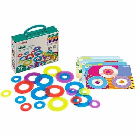 Miniland Educational Translucent Math Color Rings 32160
