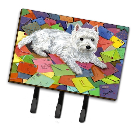 Carolines Treasures 6 x 2 x 9 in. Westie Zoes Mail Leash or Key Holder PPP3289TH68