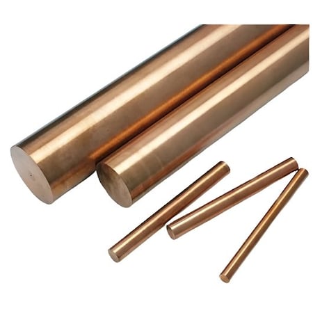 Southern Copper C172 Beryllium Copper Round Bar (RWMA Class 4) 2.25 in Diameter 84.0 in Length C172DIA2250-84