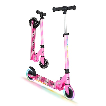Gopowerbike GoLume Kids Kick Scooter, Light Up Wheels & Deck, Ages 5 KS2PK