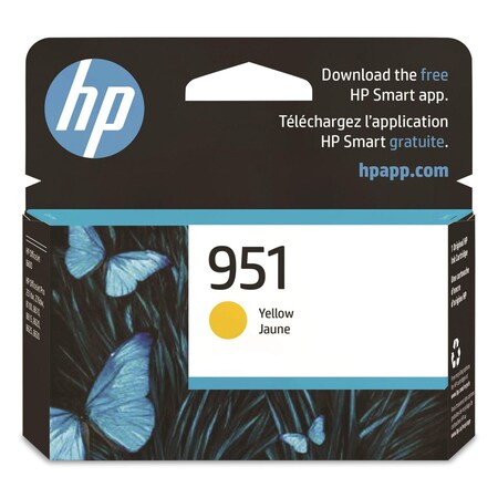 Hp Ink Cartridge, Yellow CN052AN