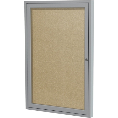 Ghent Enclosed Outdoor Bulletin Board 24x18", Tack PA12418VX-181