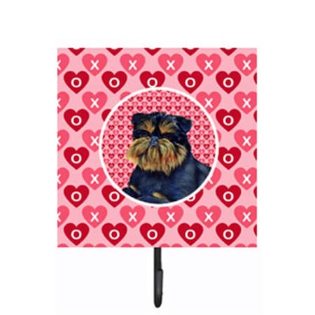 Carolines Treasures Brussels Griffon Valentines Love And Hearts Leash Or Key Holder LH9163SH4