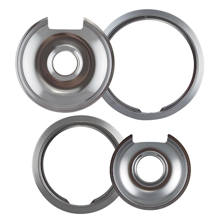 Range Kleen Steel Drip Pans and Trim Rings 6.19 in. W 1034R68U4X