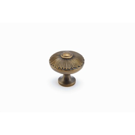 Schaub 1-1/2in Sunburst Cabinet Knob Estate Dover Finish 974-ED