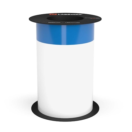 Labeltac LabelTac Arc Flash Continuous Header Stock 8in x 75ft, 2.25in Header Stripe, Blue LT807AFC-2.25-C