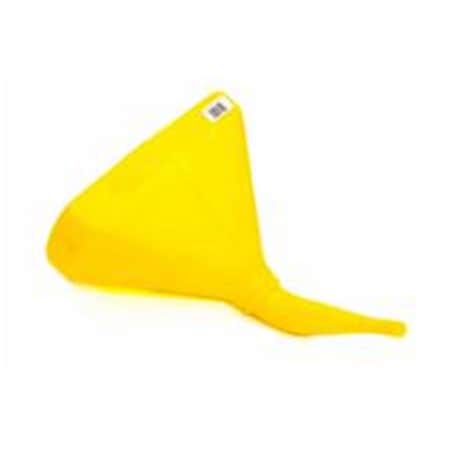 Scribner Plastics 14 in. 45 deg Funnel - Yellow SCR6115Y