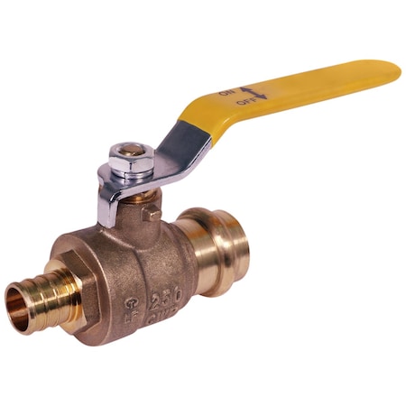 Everflow PressxPEX B Brass Ball Valve 1" PRBL-001-NL