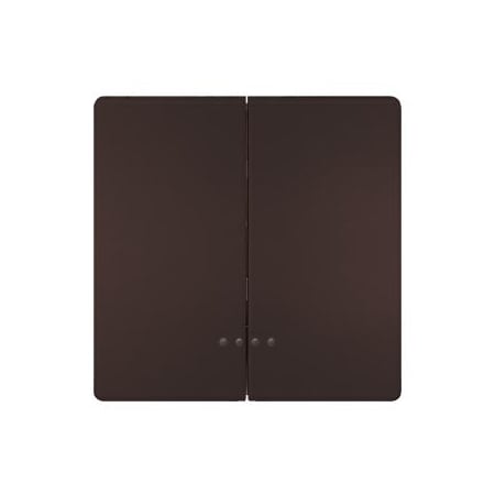 Siemens DELTA style, Chocolate Rocker switch with window for two-circuit switch 5TG7145-0CH01