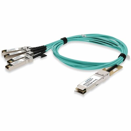 Add-On ADDON MSA AND TAA 100GBASE-AOC QSFP28 TO 4XSFP28 ACTIVE OPTICAL CABLE (850NM, MM QSFP28-4SFP28-AOC2M-AO