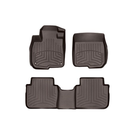 Weathertech Cocoa, Front and Rear FloorLiner HP 471812-1-2IM