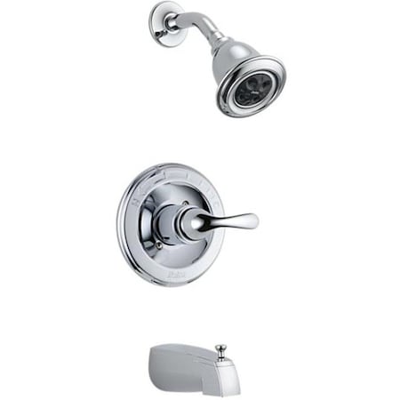 Delta Faucet Tub & Shower Tub / Shower Faucet, Wall, Chrome T13420-H2OT