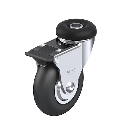 Zoro Select Bolt Hole Caster, 175 lb. Load Rating P7S-SRP030K-H-TB