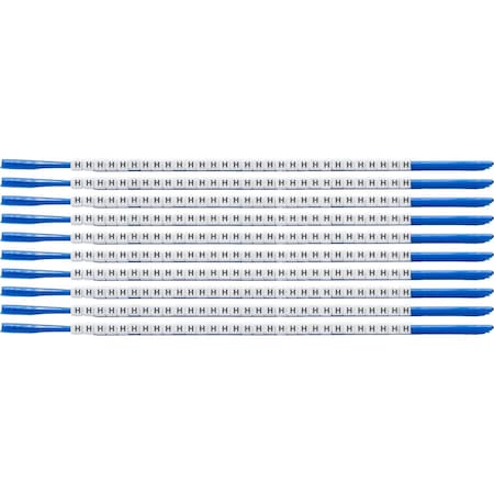 Brady ClipSleeve Wire Markers Size 07 Nylon 18 AWG - 18 AWG, H Pack of 300 Each, 300PK SCN07-H