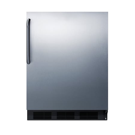 Summit Appliance 24 in Wide Refrigerator-Freezer CT663BKSSTB