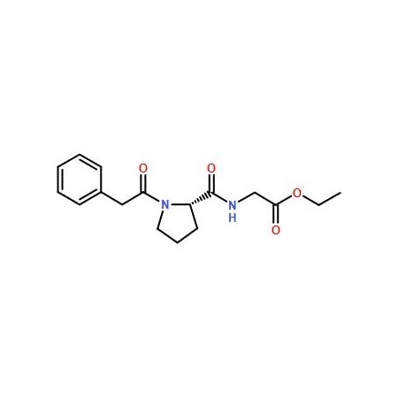 Ak Scientific (S)-Ethyl 2-(1-(2-phenylacetyl)pyrrolidine-2-carboxamido)acetate (25g), CAS 157115-85-0 7870AA-25g