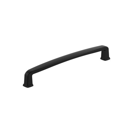 Amerock Franklin 6-5/16 inch (160mm) Center-to-Center Matte Black Cabinet Pull, 25PK 25VMP37053MB