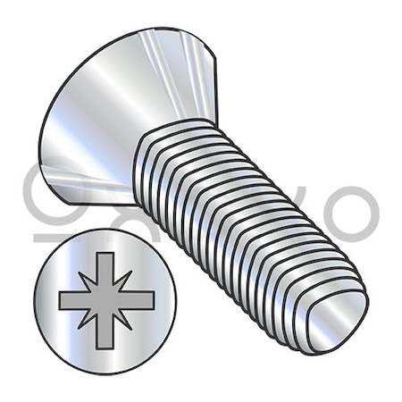 Oxoxo M4-0.7X25 Din 7500 M Metric Type Z Flat Thread Rolling Screw Zinc Bake Wax, 700PK 258841